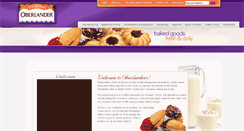 Desktop Screenshot of oberlanderbaking.com